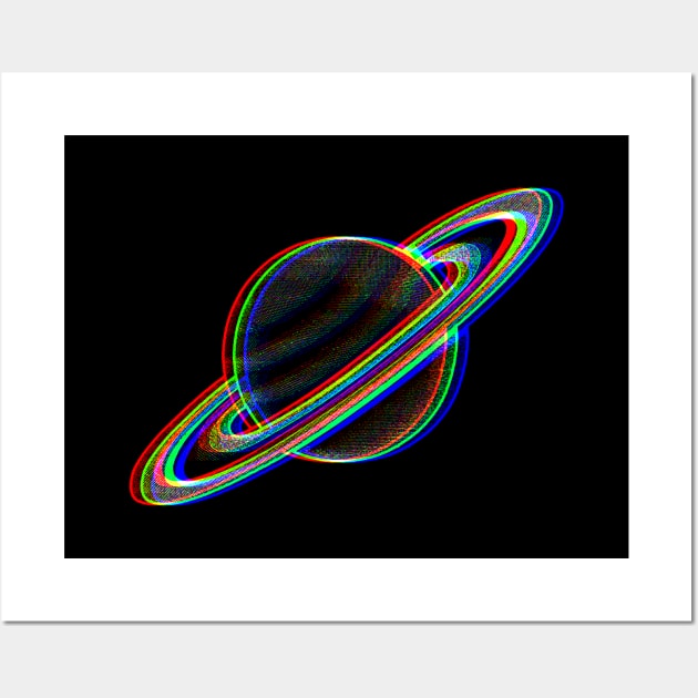 Saturn Wall Art by tommartinart